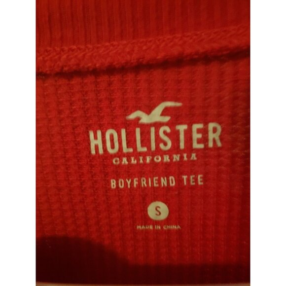 Hollister California Women Red Shirt Size Small - Picture 3 of 4